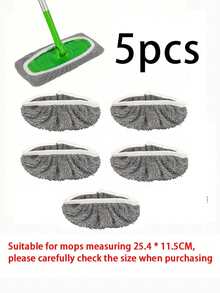 1/2/4pcs Mop Pads, Wet & Dry Flat Mop Covers, Suitable For Hardwood Floor Cleaning, Absorbent, Suitable For Wet & Dry Cleaning, Compatible With Most Flat Mops, Mop Head Not Included, Floor Care Tools | Fine Surface | Absorbent - Multicolor - View 16