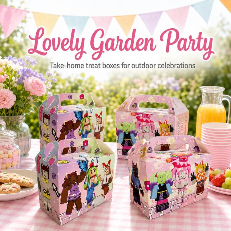 Roblox 10pcs 8.5*6.2*12.4cm Gift Boxes, Sturdy Foldable Rectangular Boxes With Secure Closure, Suitable For Party Favors, Candy, Cookies, Jewelry, Birthday, Wedding, Baby Shower, Christmas And More Occasions - A - View 3