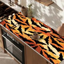 1pc Absorbent Bat Pattern Table Mat, Coffee Machine Mat, Halloween Home Kitchen Dish Drying Mat, Tabletop Protector, Creative Holiday Atmosphere Coaster, Multi-Scenario Kitchen Drain Mat, Multi-Purpose Drying Mat, Home Gift, Desktop Decoration - XYLSD-1003 - View 7