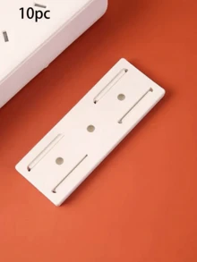 Self-Adhesive No-Drill Power Outlet Holder - Easy Installation, Wall-Mounted Cable Organizer, Suitable For Desktops And Home Offices, Desktop Cable Holder, Multi-Function Hook - Multicolor - View 15