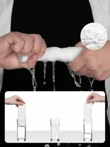 20 Rolls Reusable Fiber Cleaning Cloths - 7.9 X 7.9 Inches (20 X 20cm), Perforated, Scratch-Resistant, Machine Washable, Multi-Purpose Cleaning Towels For Home, Kitchen, Restaurant, Easy To Use And Clean. - Cleaning Cloth - View 9