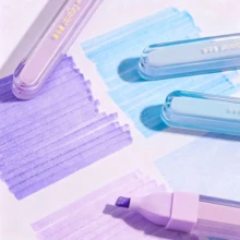 Set 3 Spidol Fluorescent Berkilau, Pena Penyorot Berkilau Halus, Pena Dekorasi Perencana, Alat Tulis Perencana yang Sangat Menarik, Ujung Lebar Aliran Tinta Halus, Cocok untuk Mencatat di Sekolah, Menyoroti Poin Penting, Dekorasi Perencana, Hadiah untuk Siswa, Teman, Teman Sekelas - Set - View 8