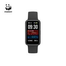 Microwear IDB05 智慧手錶，藍牙通話、計步器、音樂控制、遠端相機、鬧鐘、手電筒、3ATM 防水、運動監測，兼容 Android/iOS 手機 - 黑色 - 查看 11