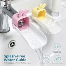 Cartoon Rabbit Faucet Extender, Sink Water Guide, Home Faucet Splash Guard Extension, Water Flow Assistant - A - View 4