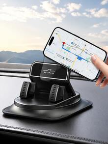 1 cái giá đỡ điện thoại xoay 360° gắn taplo ô tô, đế gel nano tăng cường độ bám, tự khóa chống quá nhiệt, phù hợp cho điện thoại có hoặc không dùng ốp lưng - Nhiều màu - Xem 2