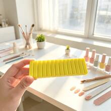 1pc Minimalist Rectangular Fake Nail Storage Rack, Multi-Slot Nail Art Display Board Support Base, Wedding Photo Card Storage Base, Nail Color Card Display Rack, Suitable For Salon - Multicolor - View 7