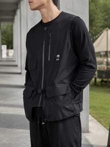 Under Armour Men's APAC Urban OD Vest Outdoor Functional Workwear Casual Vest 1387983-001 - Black - View 2