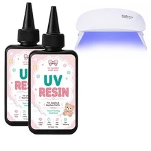300g UV Resin Glue Kit With Accessories, New Fast-Drying Transparent Resin, Suitable For DIY Crafts, Jewelry Making, Mold Casting And Resin Art - UV Resin Kit - View 11