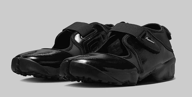Nike Air Rift BREATHE Comfortable Versatile Mary Jane Low-Top Casual Lifestyle Shoes For Women, Black - Black - View 1