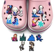 Panini Ice Princess Cartoon Shoe Charms, Soft PVC Shoe Decorations, Removable Clogs Sandals Accessories - Multicolor - View 1