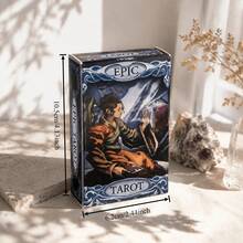 Epic Tarot Magic Book Adventure Elements Mysticism Enthusiast Gathering Party Leisure Entertainment Collectible Cards - Paint Witch - View 4