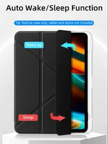 素色基本平板保護殼 黑色 DANYCASE 透明摺疊保護殼 適用於 Ipad A16 2025, Air 11/13, M2/M3, Pro 11/13, M4 2024, Air 4/5/10th Gen 10.9, Pro 11th Gen 9th Gen 8th Gen 7th Gen 10.2, Pro 12.9th Gen 4th Gen 5th Gen 6th Gen 春季禮物 專業辦公 - 黑色 - 查看 3