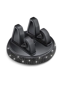 360° Rotatable Magnetic Vacuum Suction Cup Car Phone Holder Universal Type, Car Phone Holder, 360 Degree Rotation, Navigation Support Stand, Adhesive Type, Suitable For Car Interior And Home Office Universal - Dashboard Style - View 12