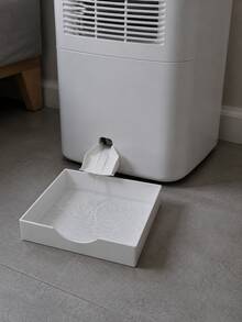 1pc Washing Machine Drip Tray (With Detachable Rotating Drain Outlet), Universal Drainage Design, Ideal Water Collection Tray, Portable Leak-Proof Washing Machine/Dryer Tray, Non-Slip Waterproof Drip Tray (With Raised Edges To Prevent Laundry Room Overflow, Universal Washing Machine/Air Conditioner Water Pipe Drainage Tray And Water Channel Storage Box, Front-Loading Washing Machine Water Pipe/Air Conditioner Drainage Overflow Tray, Leak-Proof Collection Box, Home Decor, Bathroom Storage, Home Essentials, Bathroom Curtain Set) - A - View 10