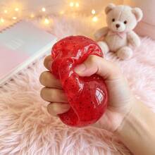 1pc Watermelon Sand Crisp ASMR Sound, Slow Rebound Stress Relief, Watermelon Ice Ball Sand Texture Squeeze Toy, Fun And Cute Gift, Birthday Gift, Easter Gift, Halloween Gift, Christmas Gift, Party Gift Squishy, Squishy Toys, Squishy Stress Toy, Dumpling Squishy - Multicolor - View 3