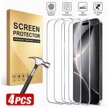 CASECOPS 4片裝高畫質鋼化玻璃全螢幕保護貼，適用於 iPhone 18Pro Max/18 Pro/18/17 Pro Max/17 Pro/17/17E/16 Pro Max/16 Pro/16/15 Pro Max/15 Pro/14 Pro/14 6.1", 13/13 Pro 6.1"/12/11/XS MAX/XR 系列，表面光滑，高透明度，維持完整觸控靈敏度與 Face ID 辨識率 - 4片 - 查看 37