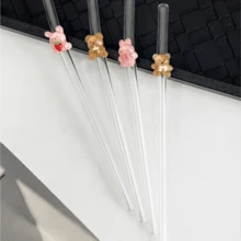 Cartoon Bear Straw