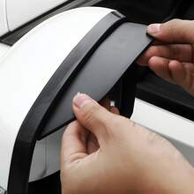 2pcs Car Side Mirror Rain Visor, Car Side Mirror Rain Guard, Waterproof Car Side Mirror Rain Cover, Universal Fit For Sedan, Truck And SUV - Rain Visor - View 3