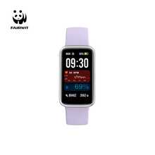Microwear Reloj inteligente IDB05, llamadas Bluetooth, podómetro, control de música, cámara remota, alarma, linterna, resistente al agua 3ATM, monitoreo deportivo, compatible con teléfonos Android/iOS - Morado - Ver 1