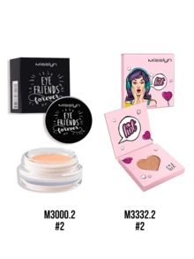 MISSLYN 2Pcs Eye Makeup Set, Eye Primer & Im Hot Eyeshadow, Smooth Base, Prevents Creasing Fading, Long Lasting Blendable, Back To School Looks - #Set1 - View 8