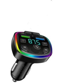 This Car Adapter Integrates MP3, FM Radio And Bluetooth 5.0, Equipped With Dual QC3.0 Fast Charging Ports, Features Playback Memory And Dual-Mode Anti-Interference Chip, Providing CD-Quality Sound - Multicolor - View 11