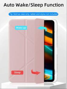 Pink Screen Protection Basic Pad Case DANYCASE Transparent Folding Protective Case Compatible With Ipad A16 2025, Air 11/13, M2/M3, Pro 11/13, M4 2024, Air 4/5/10th Gen 10.9, Pro 11th Gen 9th Gen 8th Gen 7th Gen 10.2, Pro 12.9th Gen 4th Gen 5th Gen 6th Gen Gift Spring Pastel - Pink - View 2