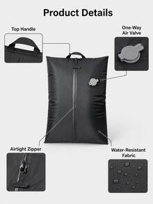 Business Trip Travel Clothing Vacuum Compression Storage Bags, Space-Saving Suitcase Organizer, Reusable Zipper Vacuum Storage Bags, Perfect For Use With Suitcases And Backpacks - Multicolor - View 9