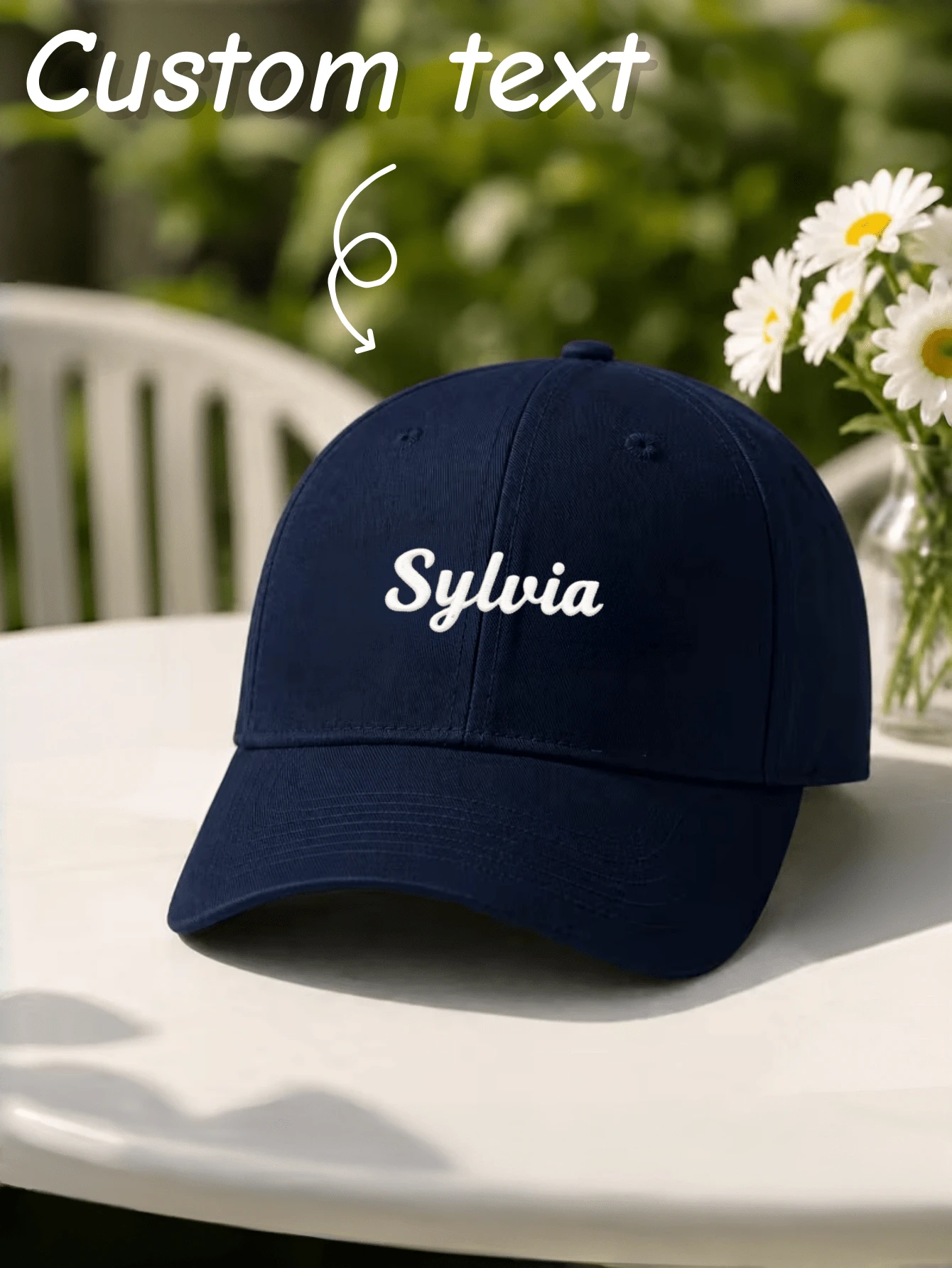 Custom Embroidered Solid Color Baseball Cap, Unisex Adjustable Lightweight Sun Hat, Classic Solid Color Daily And Formal Occasion Sun Hat, Durable Headwear With Customizable Embroidered Text, Custom Text Content - Brown - View 1