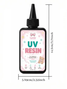 300g UV Resin Glue Kit With Accessories, New Fast-Drying Transparent Resin, Suitable For DIY Crafts, Jewelry Making, Mold Casting And Resin Art - UV Resin Kit - View 3