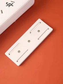 Self-Adhesive No-Drill Power Outlet Holder - Easy Installation, Wall-Mounted Cable Organizer, Suitable For Desktops And Home Offices, Desktop Cable Holder, Multi-Function Hook - Multicolor - View 10