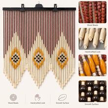 Decorative Short Doorway Bead Curtain 90x50cm, Random Style, 60-Strand Design - Multicolor - View 7