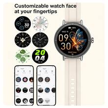 Microwear DR05 Smart Watch, Bluetooth Calling, IP68 Waterproof, Pedometer, Music Control, Remote Camera, 100 Sports Modes, Compatible With IOS And Android, Equipped With 290mAh Battery - Pink - View 6