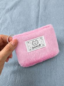 XD 12/6/3/1pc Plush Cat Kids Coin Purse With Keychain - Colorful Coin Bag, Portable Wallet, Fashionable Daily Essential Accessory, Small And Exquisite Gift Suitable For Children, Parties And Weddings, Party Favors, Mini Wallet, Washable, Fashion Enthusiasts, Valentine's Day/Halloween Gift - Multicolor - View 7