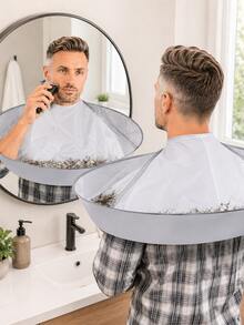 Adjustable Haircutting Cape, Foldable Haircutting Sunshade Cape, Suitable For Salon And Home Use, Unisex For Adults - Multicolor - View 2