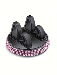 360° Rotatable Magnetic Vacuum Suction Cup Car Phone Holder Universal Type, Car Phone Holder, 360 Degree Rotation, Navigation Support Stand, Adhesive Type, Suitable For Car Interior And Home Office Universal - Dashboard Style - View 10