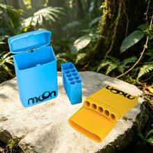 Moon Rolling Paper Storage Set, Moisture-Proof Sealed Storage Box, Portable Outdoor Anti-Crush Smoking Accessories Kit - Blue and Yellow Small Roll Storage Set - View 7