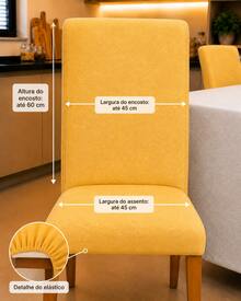 Chair Covers - CINZA - Visualizzare 3