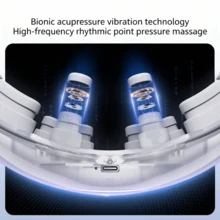 Haier Eye Massager HHZ-E302M New Visual Design Point Vibration Finger Pressure + Constant Temperature Ring Eye Heat Compression Relieve Dryness And Fatigue Gift For Parents Gift For Children Thoughtful Healthy Gift - View 3