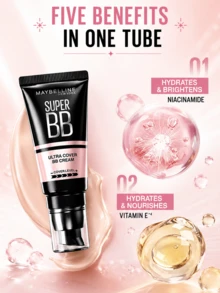 Maybelline 美寶琳 Super Coverage 遮瑕膏 #02 Ivory，30ml，高遮瑕、多效、乳霜質地，打造自然亮白膚色，適合乾性肌膚 - 02象牙色 - 查看 9