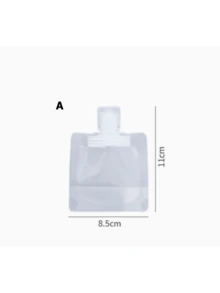 1pc/3pcs Travel Essential Portable Lotion Dispensing Bag - White - View 6