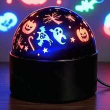Christmas & Halloween Themed Projector Light | Dual‑Use Night Light | Christmas Smart Light | RGB Light,USB Powered - Multicolor - View 10