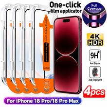 CASECOPS 4Pcs Tempered Glass Phone Screen Protector Film, With Automatic Mounting Tools And Automatic Alignment Tools, Compatible With IPhone 18 Pro Max/18 Pro/17 Pro Max/17 Pro/16 Pro Max/16 Pro, High Definition Transparent 9H Tempered Glass, Full Coverage, Anti-Fingerprint, Anti-Scratch, No Bubble Easy To Install, Also For IPhone 15/14/13/12/11 All Series - 4Pcs - View 36