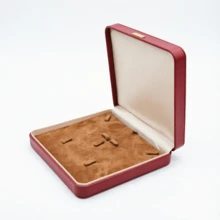 Luxury PU Leather Jewelry Box With Velvet Lining, Ring, Necklace, Earring Storage And Protection Set, Suitable For Daily Use Or Gifting - Same Style, Multiple Colors - View 7