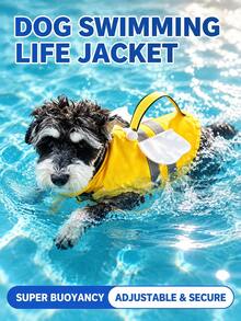 New Dog Swim Vest, Pet Pool Summer Outdoor Swim Suit With Head Lift Function Anti-Choking, Suitable For Small And Medium Dogs And Cats - Multicolor - View 2