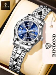 BINBOND Top Brand Fashion Women Quartz Watch Luxury Waterproof Watches Week Date Clock Sport Casual Busines Women Wristwatch - one-size - View 20
