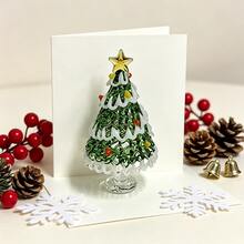 Rotating Christmas Tree Ornament, Handmade Glass Glazed Desktop Rotating Decoration, Creative Christmas And New Year Gift - Multicolor - View 5