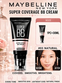 Maybelline 美寶琳 Super Coverage 遮瑕膏 #03 Natural，30ml，高遮瑕力，多效能，奶油質地，打造自然亮白膚色，適合乾性肌膚 - 03自然色 - 查看 2