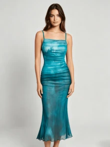 Women Midi Dresses - Multi-colored - View 3