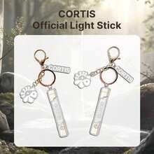 COR TIS Concert Light Keychain Acrylic Pendant Bag Accessory 3 Pieces Set, Concert Merchandise, Metal Material Sturdy And Durable, Engraved Exclusive Brand Logo, Paired With Flower Pendant Design, Available In Gold And Silver. Compact And Lightweight, Suitable For Hanging On Backpacks And Keys, Fan Support Merchandise Accessory, Minimalist And High-End, Exquisite Small Gift For Fan Collection And Gifting To Fellow Fans. This Is A Gift That Is Hard To Resist. - Multicolor - View 9