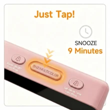 USB/Battery Dual Power Alarm Clock, 15 Adjustable Light Options, Loud Volume, Dimmable Brightness, Suitable For Student Dorms, Essential Wake-Up Tool (Batteries Not Included) - View 6